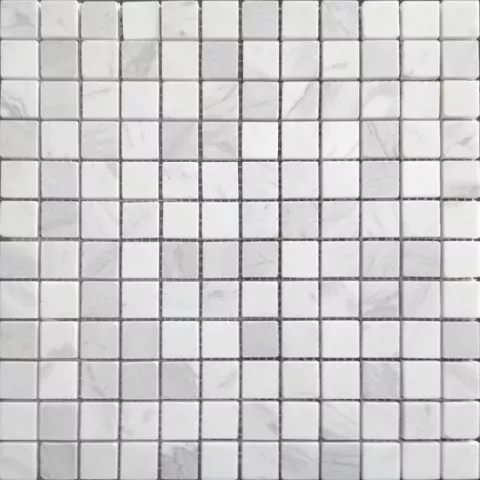 Мозаика Dolomiti Blanco 298x298x4 матовая белая