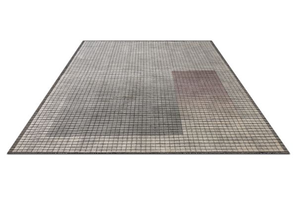 Индийский ковер из эвкалиптового шёлка, шерсти и хлопка «DOVE MODERN» SR49A-SILVER 200 x 300 см Индийский ковер из эвкалиптового шёлка, шерсти и хлопка «DOVE MODERN» SR49A-SILVER 200 x 300 см