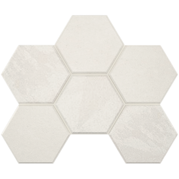 Керамогранитная плитка Мозаика LN00/TE00 Hexagon 25x28,5 непол.