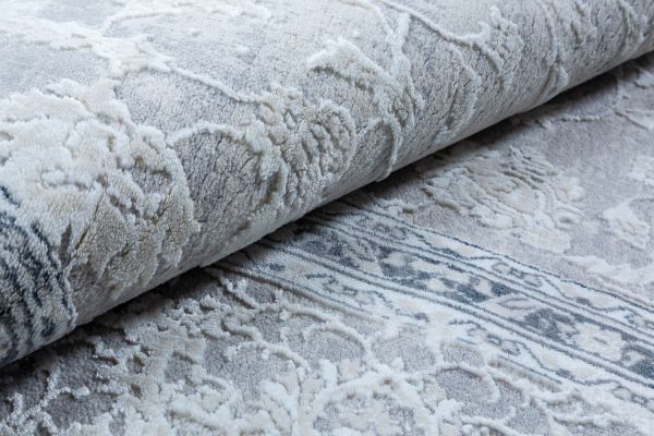 Турецкий ковер из полипропилена «FLORA LUX» 5530C-LBLUE-BEIGE(Oval) 300 x 400 см