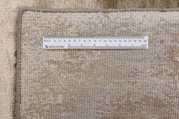 Индийский ковер из шерсти и арт-шёлка «CHAOS THEORY» ESK369-M.GREY-L.PEACH 246 x 302 см Индийский ковер из шерсти и арт-шёлка «CHAOS THEORY» ESK369-M.GREY-L.PEACH 246 x 302 см