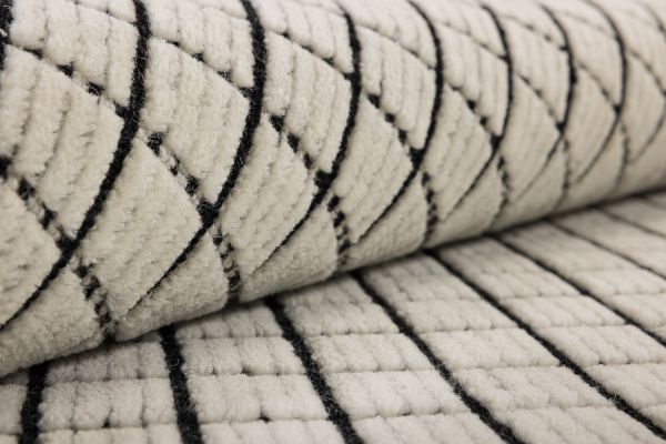 Индийский ковер из шерсти и хлопка «DOVE MODERN» SR55-IV.BLK 200 x 300 см Индийский ковер из шерсти и хлопка «DOVE MODERN» SR55-IV.BLK 200 x 300 см