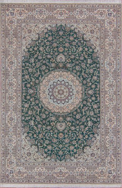 Иранский ковёр из шерсти и шёлка «NAIN 6LA» 11-314-IR