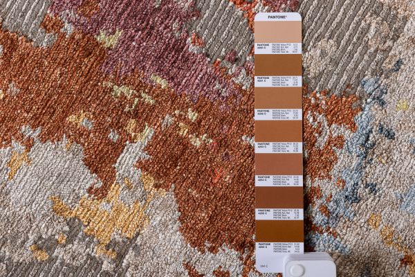 Индийский ковер из арт-шёлка и шерсти «STORM» LPF11217-MULTI 200 x 301 см Индийский ковер из арт-шёлка и шерсти «STORM» LPF11217-MULTI 200 x 301 см