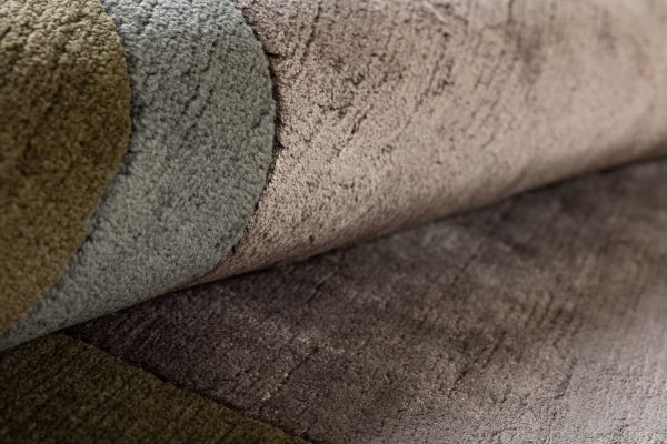 Индийский ковер из эвкалиптового шёлка, шерсти и шёлка «TECTONIC» D5-C3 170 x 240 см