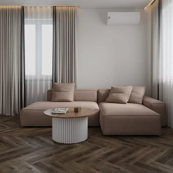 Каменно-пластиковый композит SPC FLOORWOOD AUTHENTIC 1646 Бархатный вечер 4мм/0,5мм на замках, на подложке, V4