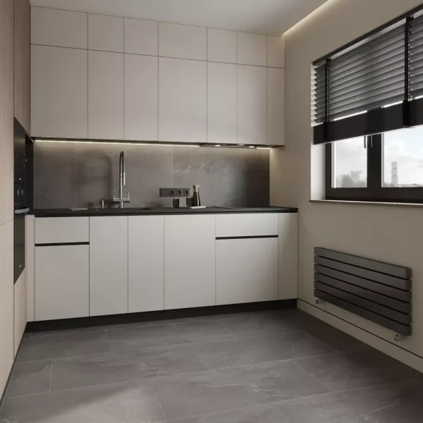 Каменно-пластиковый композит SPC FLOORWOOD AZARO 1185 Пьетра Нуар 5мм/0,5мм на замках, V4