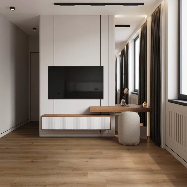 Каменно-пластиковый композит SPC FLOORWOOD QUANTUM 7498 Дуб Саливан 5мм/0,5мм на замках, на подложке, V4