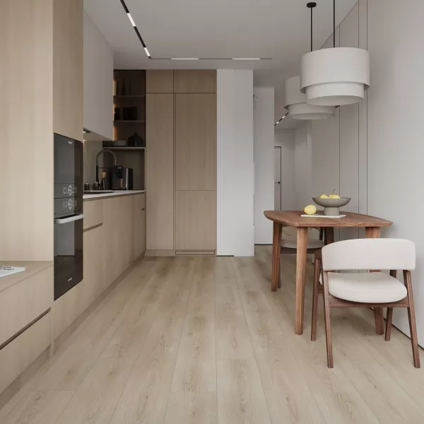 Каменно-пластиковый композит SPC FLOORWOOD QUANTUM 9517 Дуб Тэйлор 5мм/0,5мм на замках, на подложке, V4
