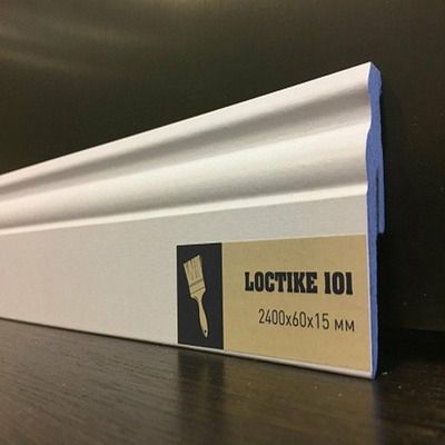Плинтус МДФ ARBITON LOCTIKE 101  60х15х2420мм Плинтус МДФ ARBITON LOCTIKE 101  60х15х2420мм