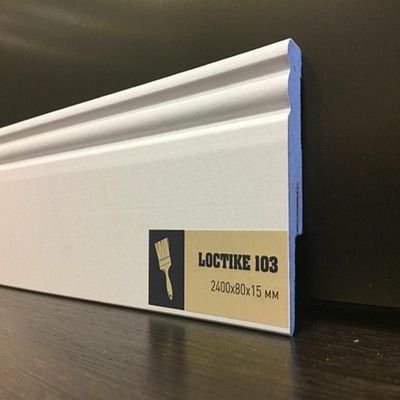 Плинтус МДФ ARBITON LOCTIKE 103  80х15х2420мм Плинтус МДФ ARBITON LOCTIKE 103  80х15х2420мм