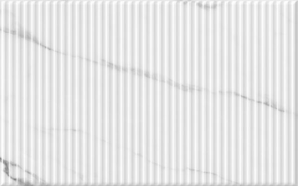 Керамическая плитка Арко белая низ 02 рельеф ПО 250*400 (0,1*14=1,4*54) (1сорт) Шахтинская плитка