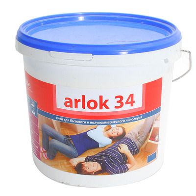 Клей для линолеума EUROCOL ARLOK 34 на основе водной полимерной дисперсии 1к 7кг