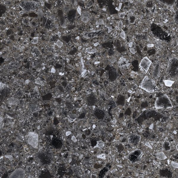 Керамогранит Terrazzo (Терраццо) 600x600 темно-серый K-333/MR