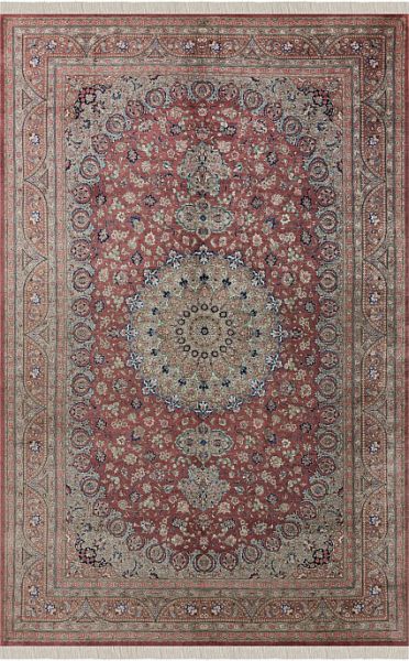 Иранский ковёр из шёлка «QOM» 92/83300-IR