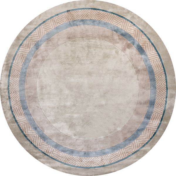 Индийский ковер из арт-шёлка «PRISMATIC» VISION-05-COLOR-1(Round) 239 x 239 см Индийский ковер из арт-шёлка «PRISMATIC» VISION-05-COLOR-1(Round) 239 x 239 см