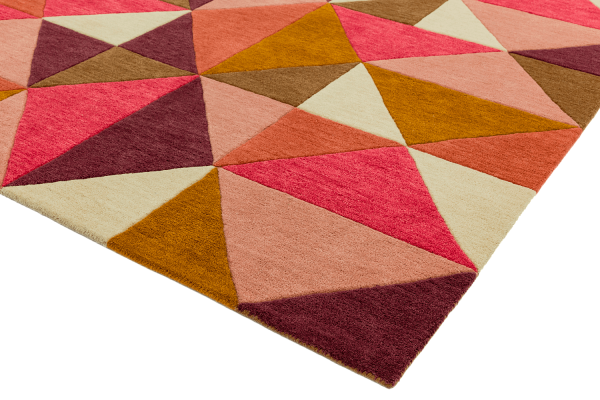 Индийский ковер из шерсти «REEF RUG» RF09-KITE PINK MULTI 120 x 170 см