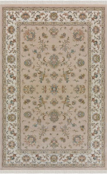 Иранский ковер из шерсти и шёлка «TABRIZ-FLORAL» 801-4115-IR 194 x 301 см