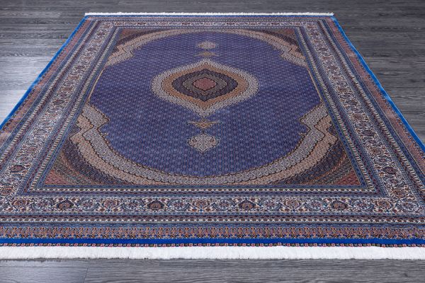 Иранский ковер из шёлка и модала «QUM PERSIAN» 601-BLU 200 x 300 см