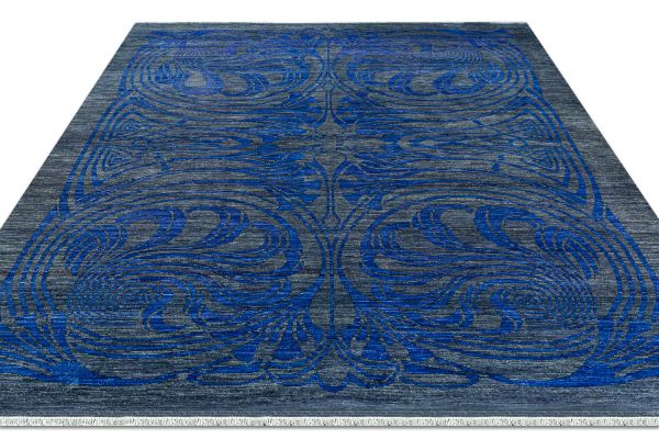 Пакистанский ковер из шерсти «LIBERTY A/B 10/10» 938-CHR-BLU 246 x 313 см