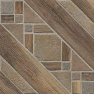 Керамогранит Квебек 01 Керамогранит 400*400 коричневый (0,16*10=1.6*48)  Шахтинская плитка