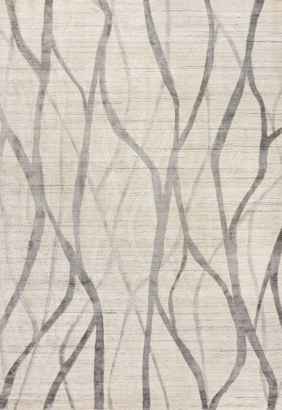 Индийский ковер из арт-шёлка и шерсти «EVEREST» 2023194-ROCK 163 x 241 см