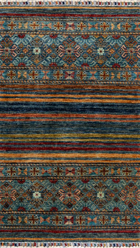 Пакистанский ковер из шерсти «SHAWL KANDI» MULTY-MULTY(79x129) 79 x 129 см Пакистанский ковер из шерсти «SHAWL KANDI» MULTY-MULTY(79x129) 79 x 129 см