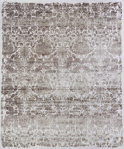 Непальский ковёр из шерсти и шёлка «JABU SILK 60» C755-X634