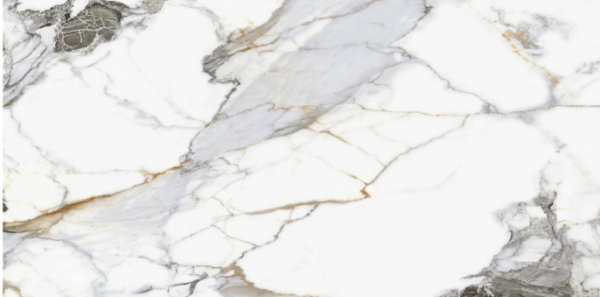 Керамогранит Керамогранит JF12108 1200*600*9  белый мрамор с серо-бежевыми прожилками полированный (0,72*3) Китай JF12108