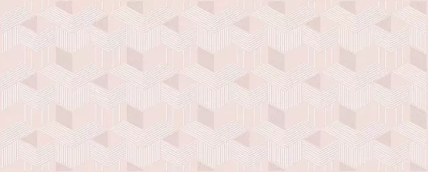 Декор настенный Lounge Blossom Geometria 201x505 розовый
