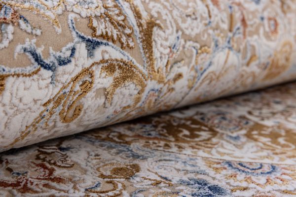 Иранский ковер из вискозы и акрила «Miras Collection» 1200-Cream 200 x 300 см