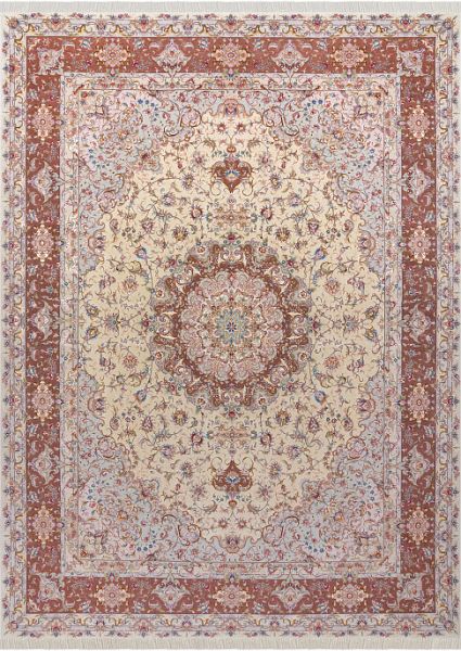 Иранский ковёр из шерсти и шёлка «TABRIZ IR» 10-466-IR