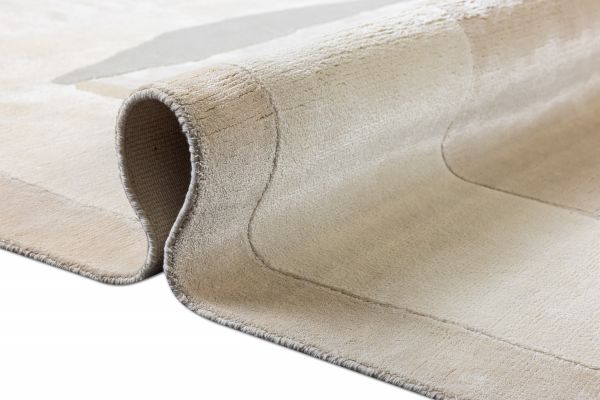 Индийский ковер из шерсти, шёлка и эвкалиптового шёлка «TECTONIC» D3-C2 172 x 241 см