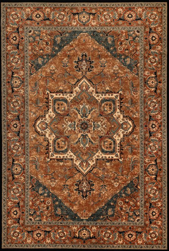 Бельгийский ковер из шерсти «KASHQAI» 4354-500 135 x 200 см Бельгийский ковер из шерсти «KASHQAI» 4354-500 135 x 200 см