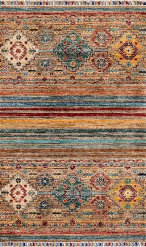 Пакистанский ковер из шерсти «SHAWL KANDI» MULTY-MULTY(79x127) 79 x 127 см Пакистанский ковер из шерсти «SHAWL KANDI» MULTY-MULTY(79x127) 79 x 127 см