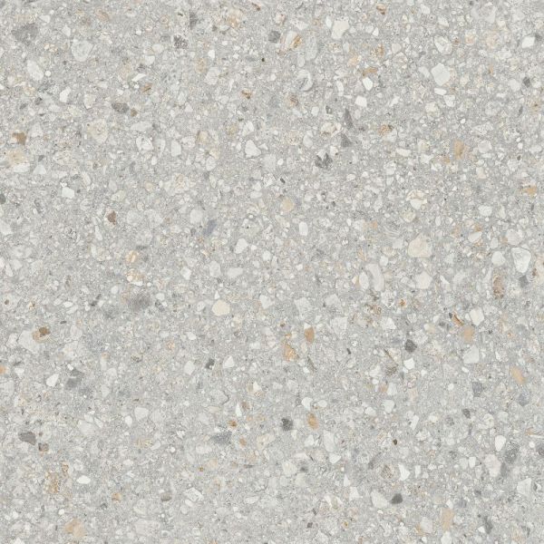 Керамогранит Aglomerat Light Grey 600x600 неполированный ректификат AG21
