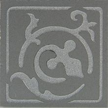 Декор напольный Брест Серебро 60x60 серый