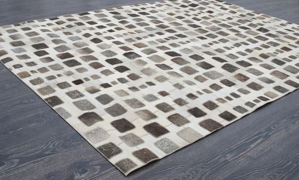 Индийский ковер из шкуры «HAIR ON RUGS CLASSIC» C37-05-GRY 200 x 300 см