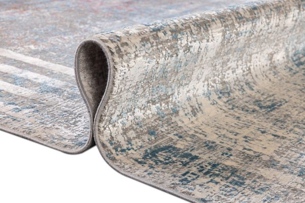 Турецкий ковер из эвкалиптового шёлка и акрила «EGOISTE» M254C-D.GRY-TER 160 x 230 см