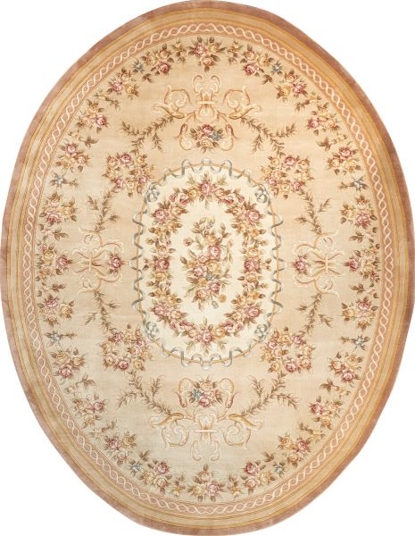 Китайский ковер из шерсти «SAVONNERIE EXCLUSIVE» A036B-F153-F148(Oval) 300 x 400 см