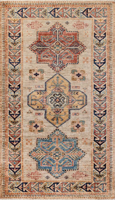 Пакистанский ковер из шерсти «KAZAK ROYAL» GRAY-IVORY(78x120) 78 x 120 см Пакистанский ковер из шерсти «KAZAK ROYAL» GRAY-IVORY(78x120) 78 x 120 см