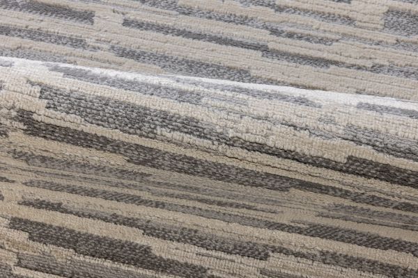 Турецкий ковер из полиэстера и полипропилена «KLASS» 9582A-GRY-GRY 80 x 150 см