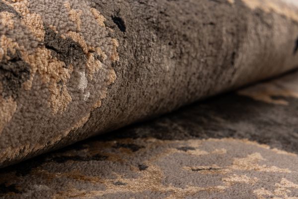 Индийский ковер из шерсти и бамбукового шёлка «VELVET MIRAGE» CONTINENT(Round) 250 x 250 см