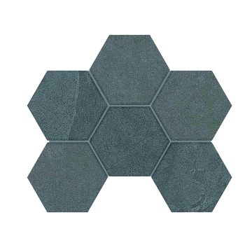 Керамогранитная плитка Мозаика LN03/TE03 Hexagon 25x28,5 непол.