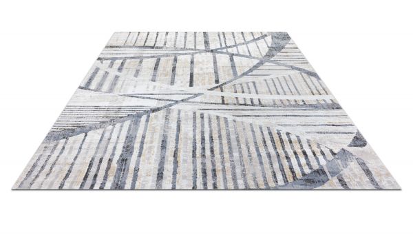 Турецкий ковер из полиэстера и полипропилена «SPRINGS» A4662A-IVR-LBLU 200 x 290 см