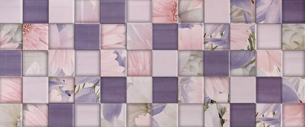 Aquarelle lilac wall 03 плитка облицовочная 250*600 (0,15*8=1,2*48) Gracia Ceramica
