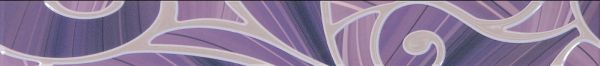 Arabeski purple border 01  65*600 (1*12) Gracia Ceramica