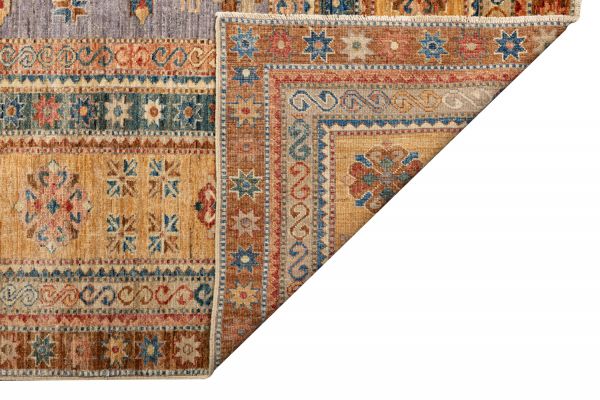 Пакистанский ковер из шерсти «KAZAK ROYAL» 232583-GREY-GLD 402 x 504 см
