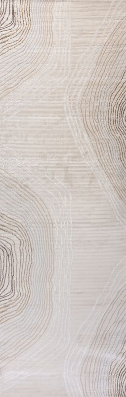 Турецкий ковер из полиэстера и полипропилена «PASTORAL» 32718A-CRE-CRE(Runner) 100 x 300 см