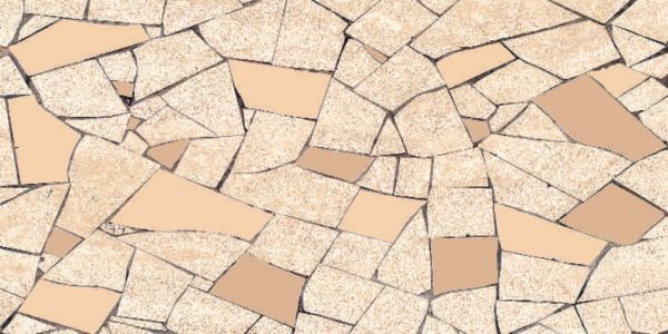 Керамическая плитка Travertino Декор 250*500 Profi (1*7) VINCHI  для ванной комнаты